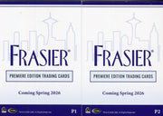 Frasier TV Show Premiere Edition Promo Card Set P1 and P2 - TvMovieCards.com