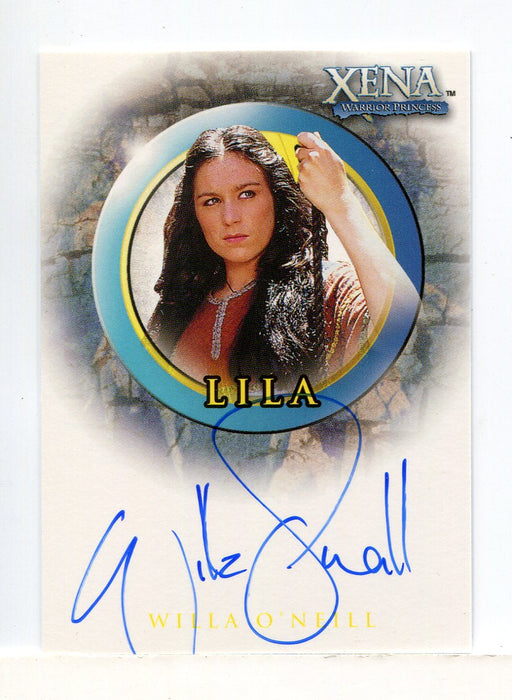 Xena Season Six Willa O'Neill as Lila Autograph Card A21 - TvMovieCards.com