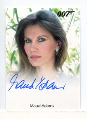 James Bond Classics 2016 Maud Adams Autograph Card - TvMovieCards.com