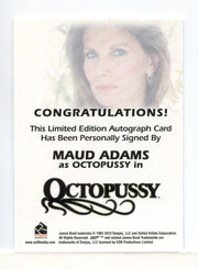 James Bond Classics 2016 Maud Adams Autograph Card - TvMovieCards.com