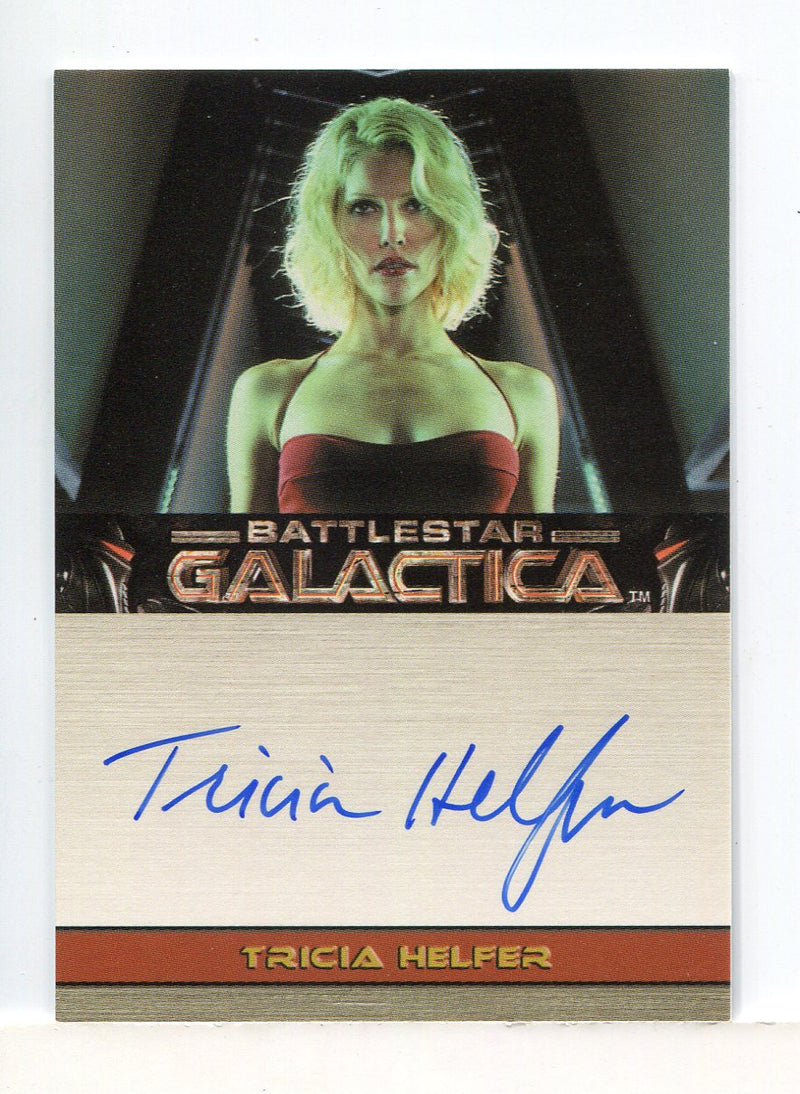 Battlestar Galactica Premiere Edition Tricia Helfer Autograph Card - TvMovieCards.com
