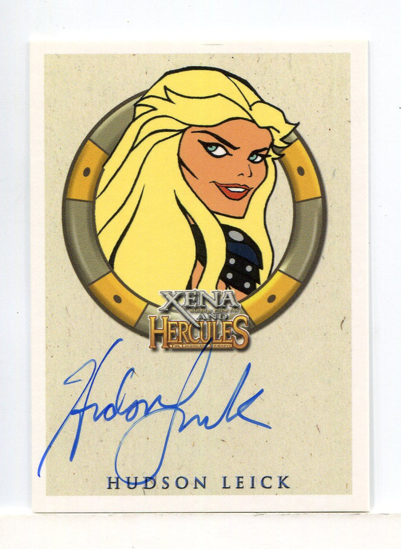 Xena & Hercules Animated Adventures Hudson Leick Callisto Autograph Card