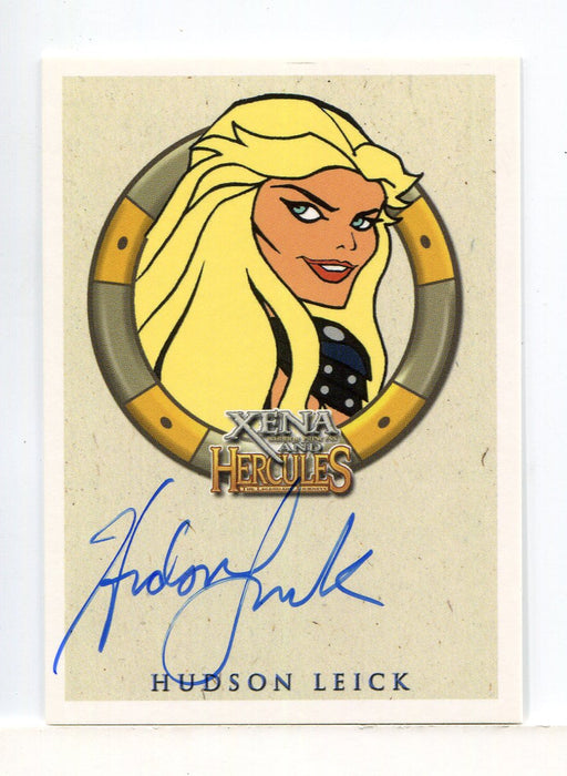 Xena & Hercules Animated Adventures Hudson Leick Callisto Autograph Card - TvMovieCards.com