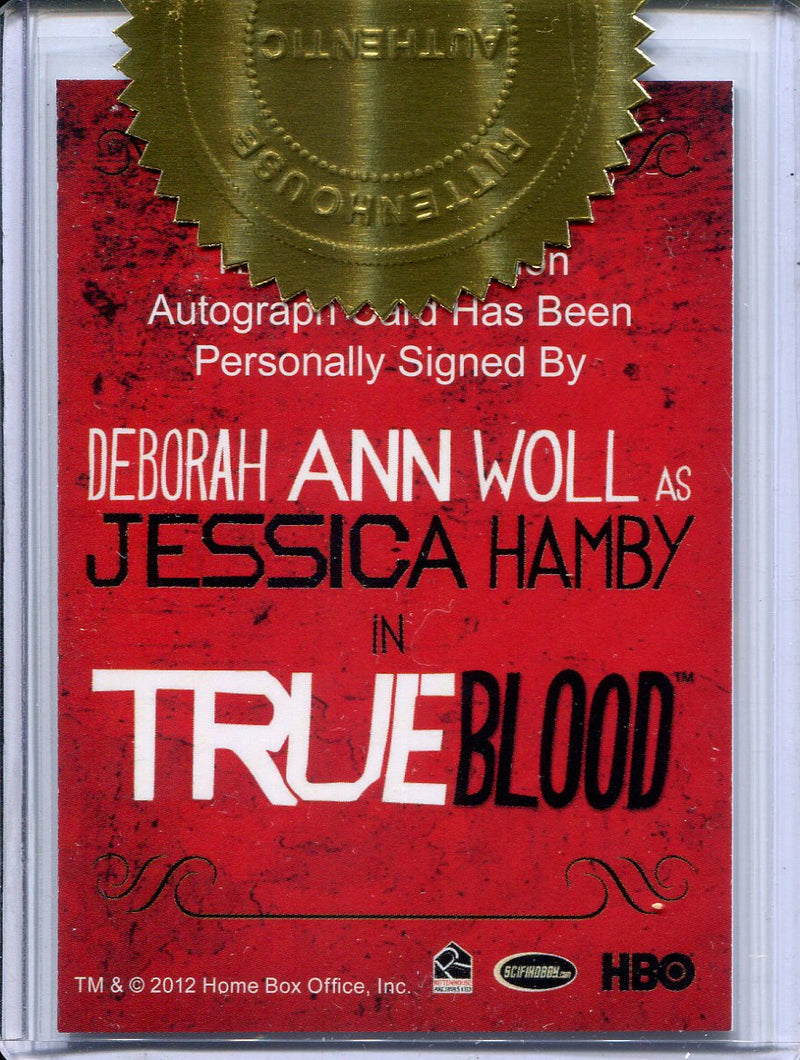True Blood Archives Dealer Incentive Deborah Ann Woll Autograph Card