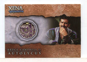 Xena Beauty and Brawn Bruce Campbell as Autolycus Costume Card C3 Gold - TvMovieCards.com