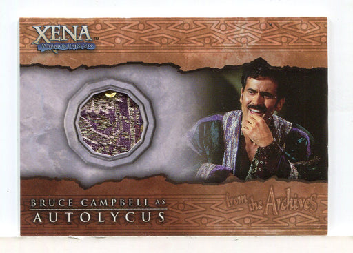 Xena Beauty and Brawn Bruce Campbell as Autolycus Costume Card C3 Gold - TvMovieCards.com