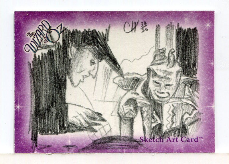 Wizard of Oz Sketch Card by Chris Henderson  Witch with Monkey