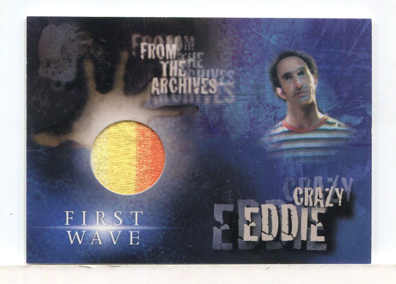 First Wave Rob LaBelle as Crazy Eddie Costume Card RLC1