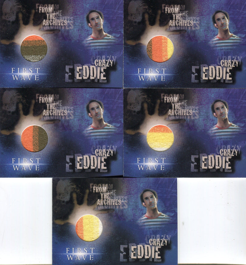 First Wave Crazy Eddie Costume Card Variants Lot 5 Cards RLC1