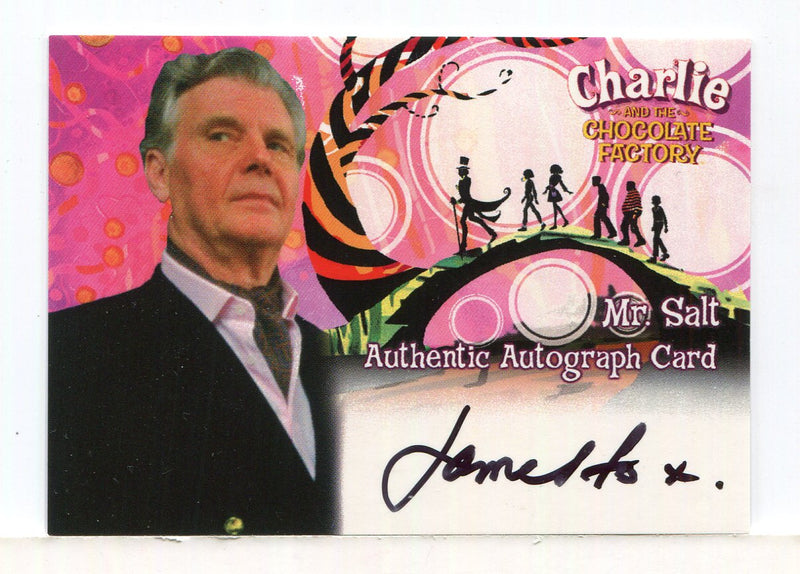 Charlie & Chocolate Factory James Fox as Mr. Salt Autograph Card