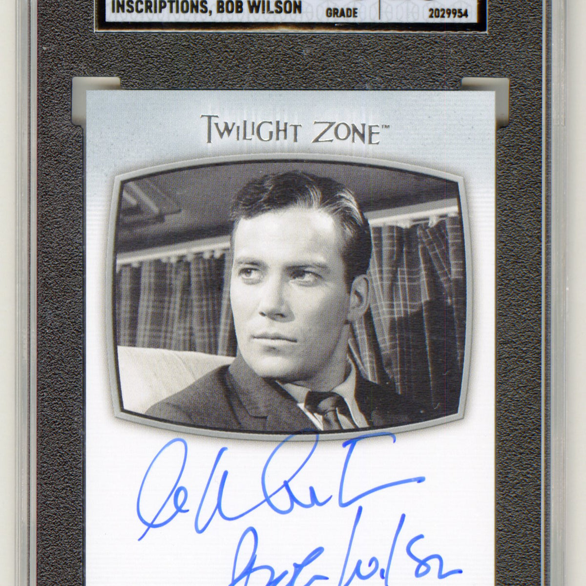 2020 The Twilight Zone Archives William Shatner Ai-1 Inscription