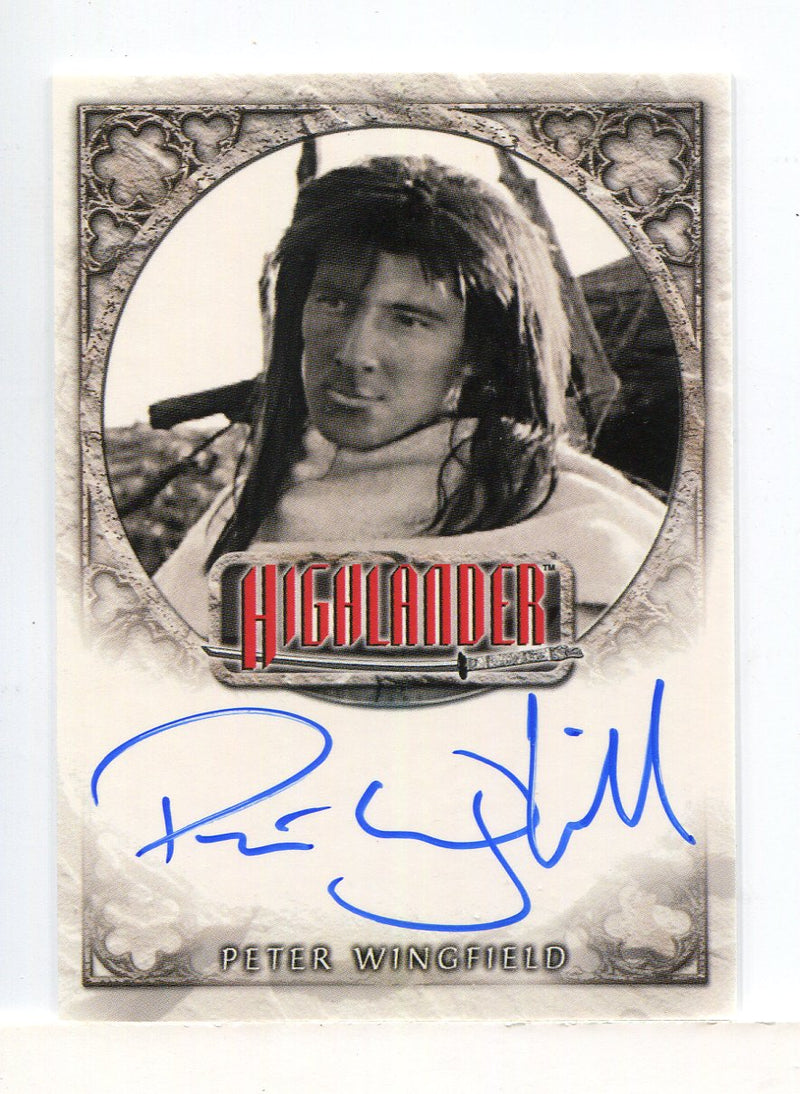 Highlander Peter Wingfield as Methos Expansion Autograph Card IA3