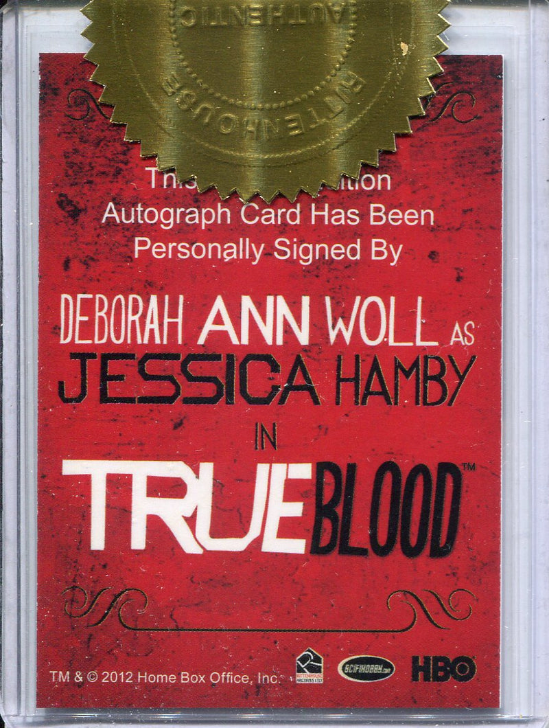 True Blood Archives Dealer Incentive Deborah Ann Woll Autograph Card