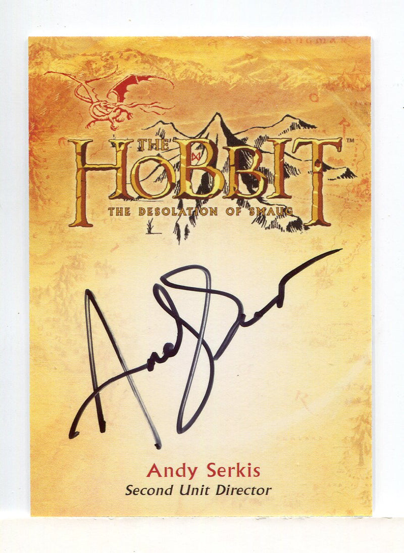 Hobbit Desolation of Smaug Director Andy Serkis Autograph Card CA-4