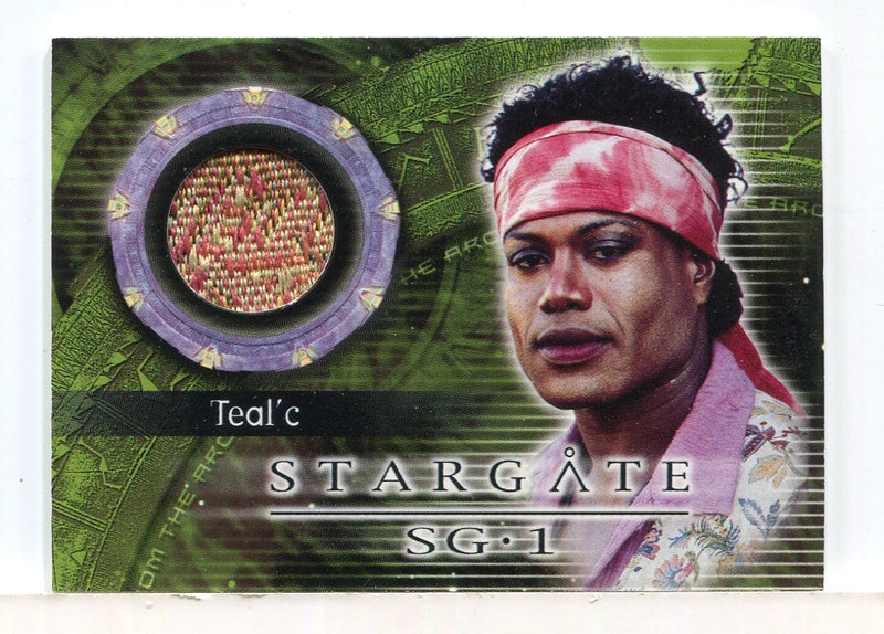 Stargate SG-1 Premiere Edition Teal'c Case Topper Costume Card C4 Variant