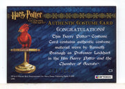 Harry Potter Chamber Secrets Professor Lockhart Costume Card HP C3 #396/640 - TvMovieCards.com