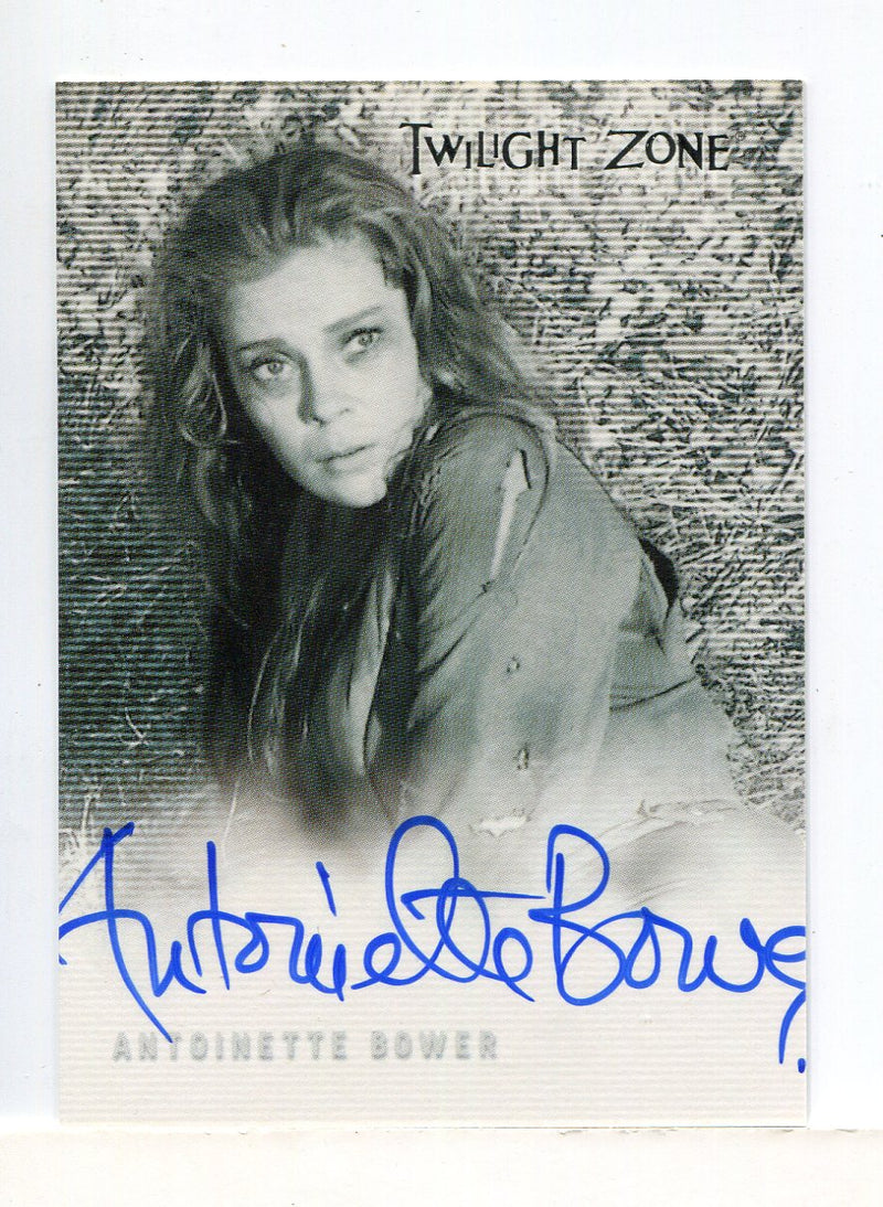 Twilight Zone Premiere Edition Antoinette Bower Autograph Card A-11