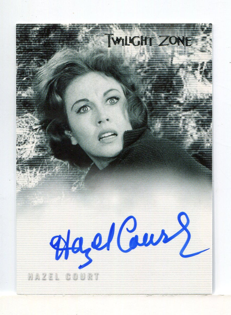 Twilight Zone 3 Shadows and Substance Hazel Court Autograph Card A-41