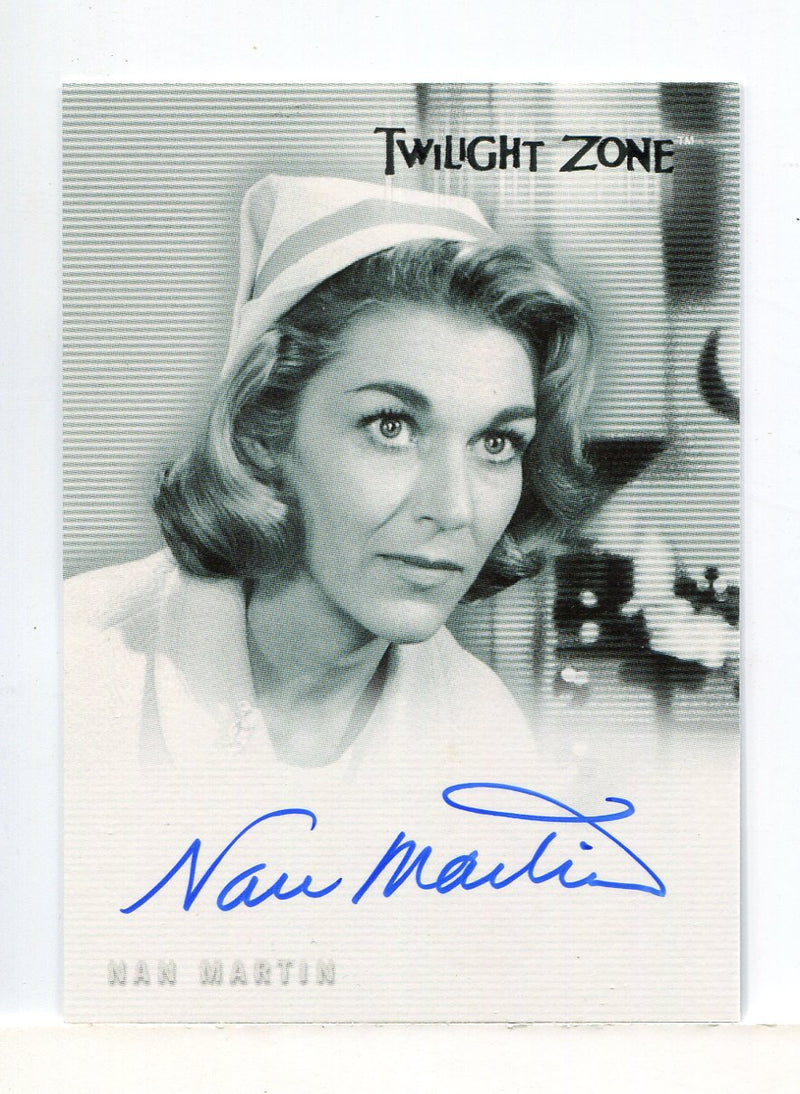Twilight Zone 3 Shadows and Substance Nan Martin Autograph Card A-46 A46