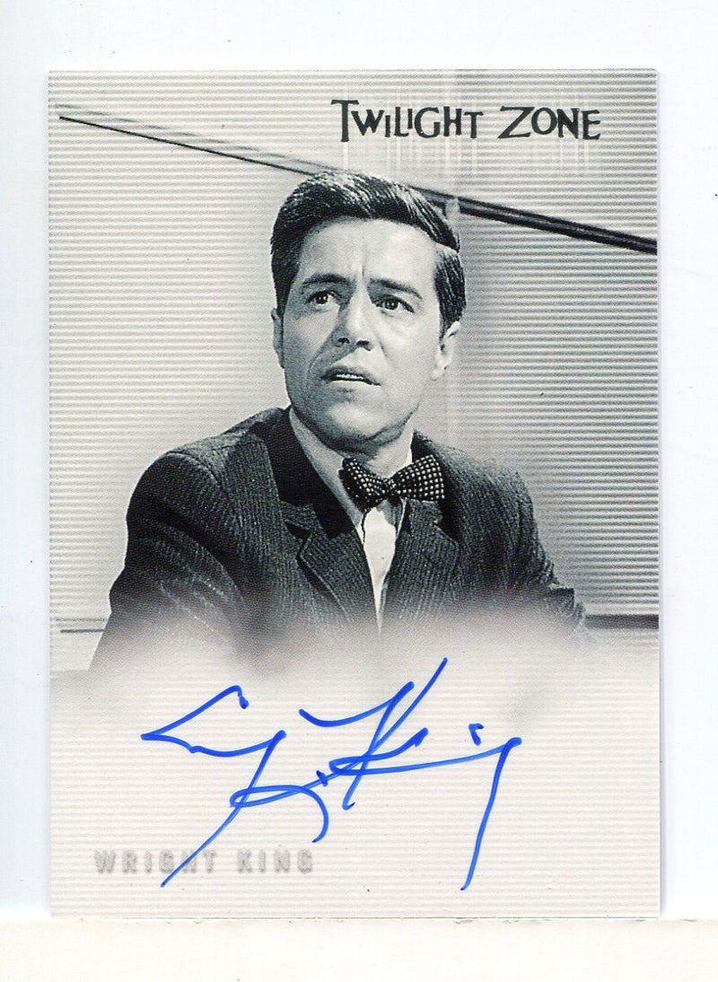Twilight Zone 3 Shadows and Substance Wright King Autograph Card A-51
