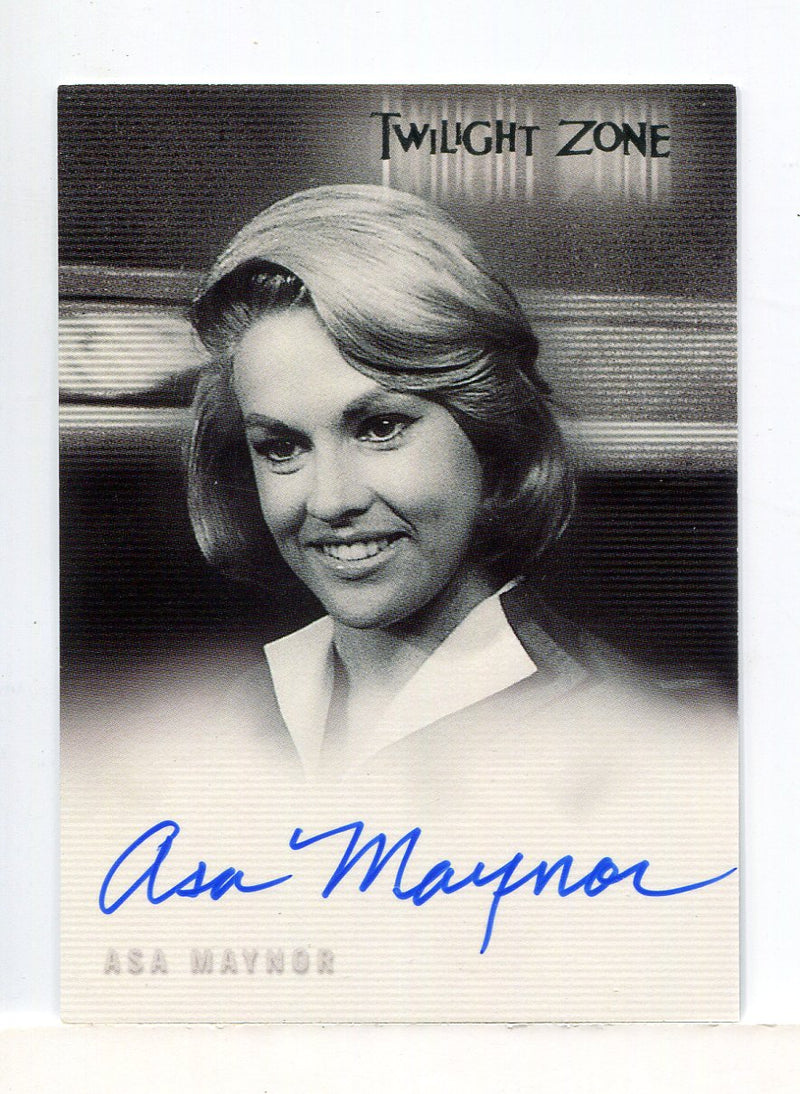 Twilight Zone 3 Shadows and Substance Asa Maynor Autograph Card A-63 A63
