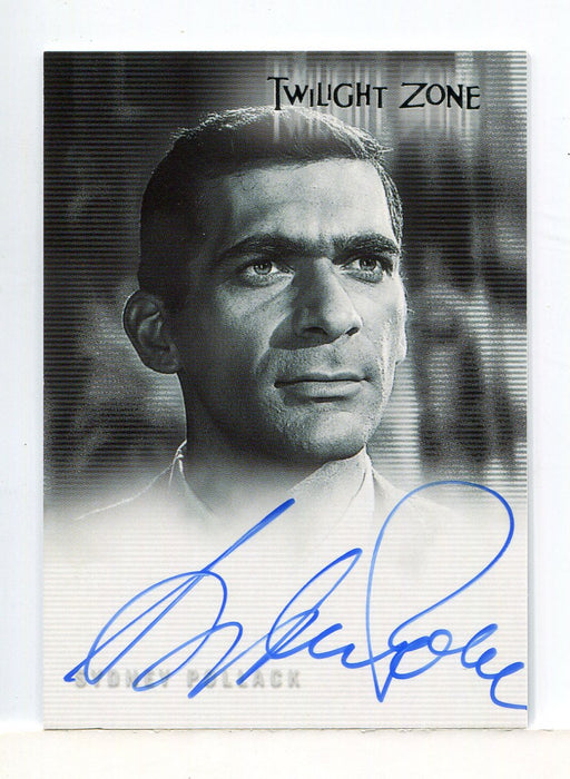 Twilight Zone 4 Science and Superstition Sydney Pollack Autograph Card A-73 - TvMovieCards.com