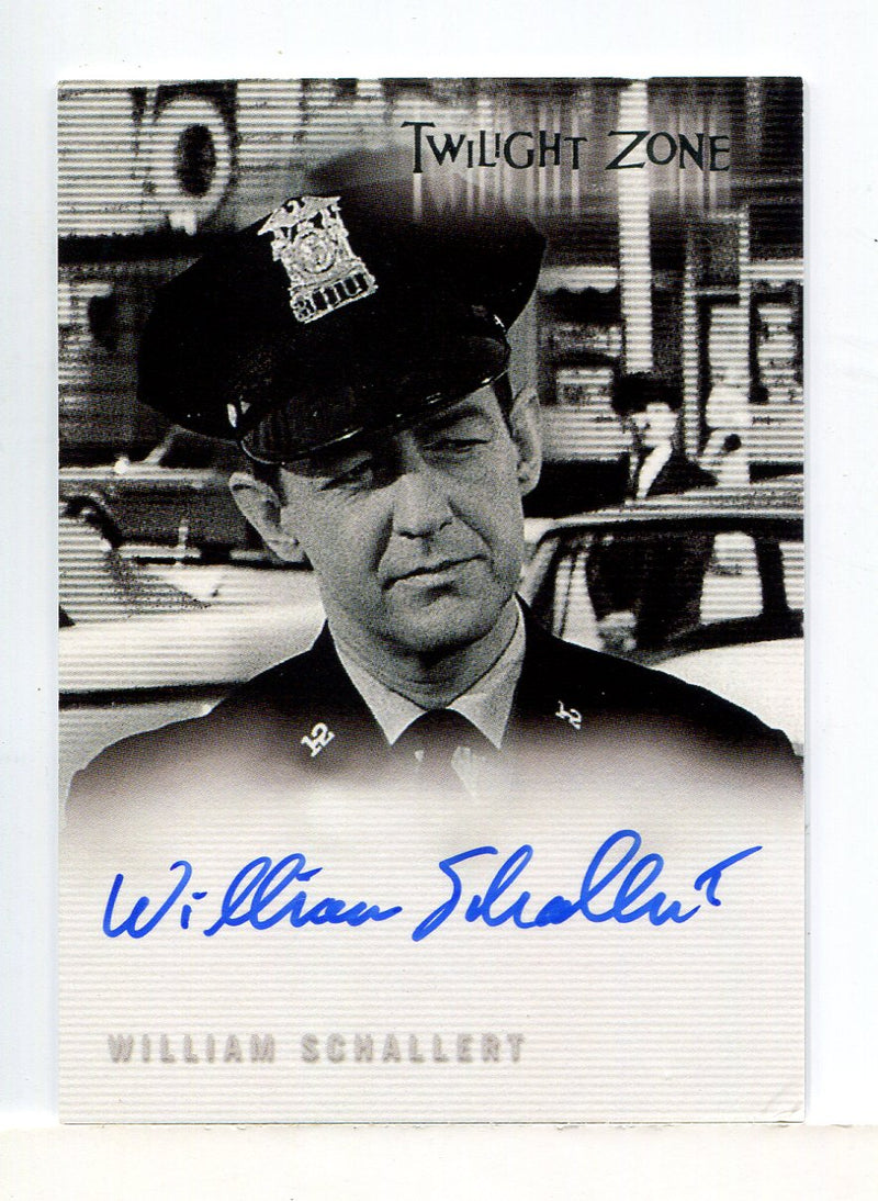 Twilight Zone 4 Science and Superstition William Schallert Autograph Card A-83 - TvMovieCards.com