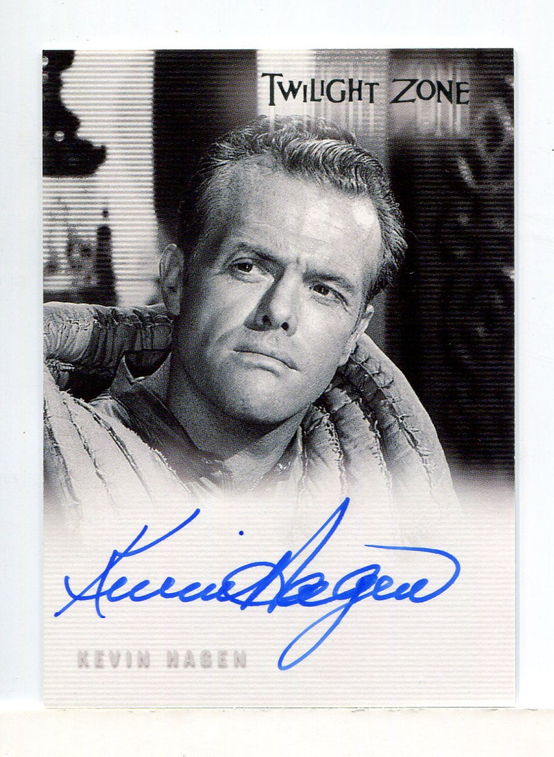 Twilight Zone 4 Science and Superstition Kevin Hagen Autograph Card A-94 - TvMovieCards.com