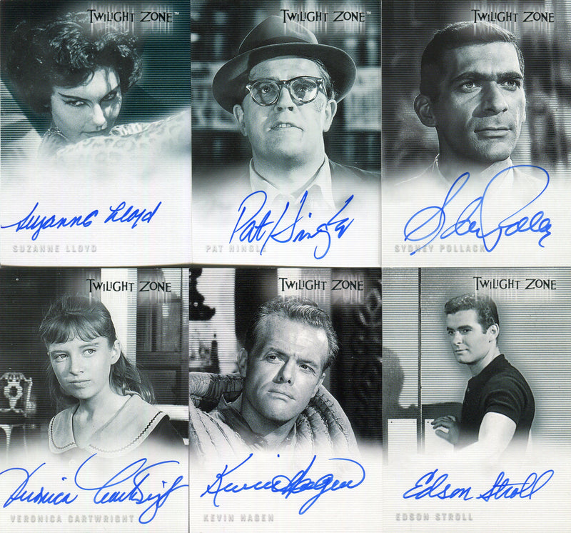 Twilight Zone Autograph Card Lot 6 Autograph Cards Rittenhouse