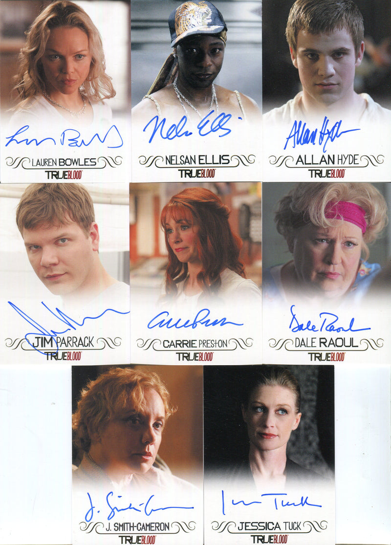 True Blood Archives Autograph Card Set 26 Cards Rittenhouse 2013