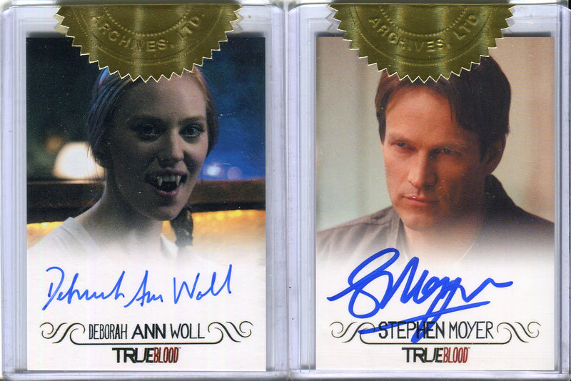 True Blood Archives Autograph Card Set 26 Cards Rittenhouse 2013