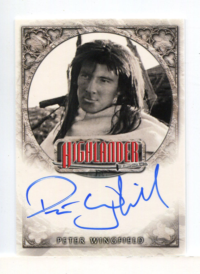 Highlander Peter Wingfield as Methos Expansion Autograph Card IA3