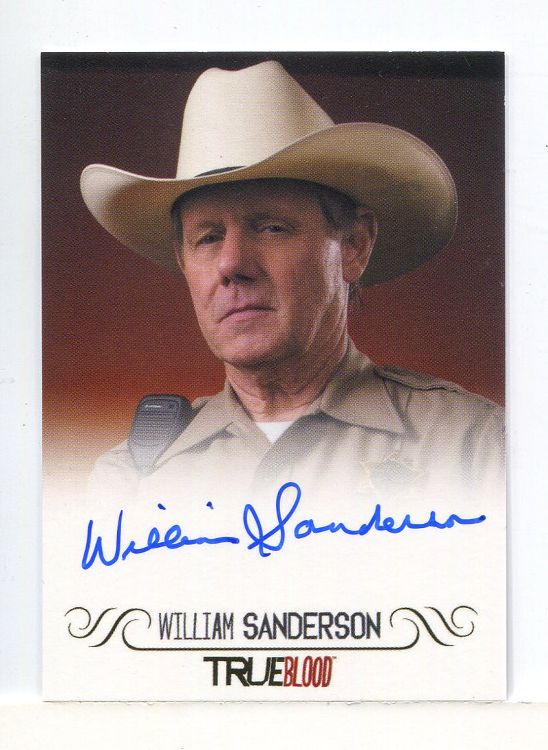 True Blood Archives William Sanderson Autograph Card Rittenhouse 2013