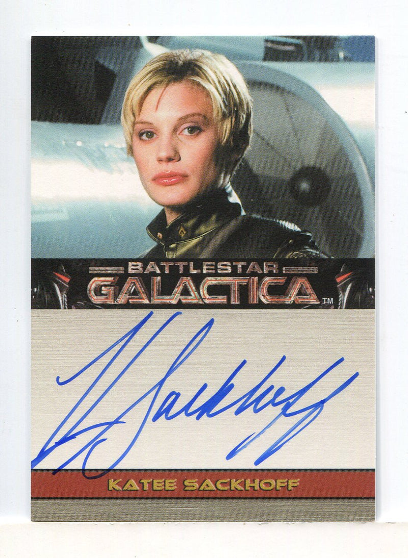 Battlestar Galactica Premiere Edition Katee Sackhoff Autograph Card
