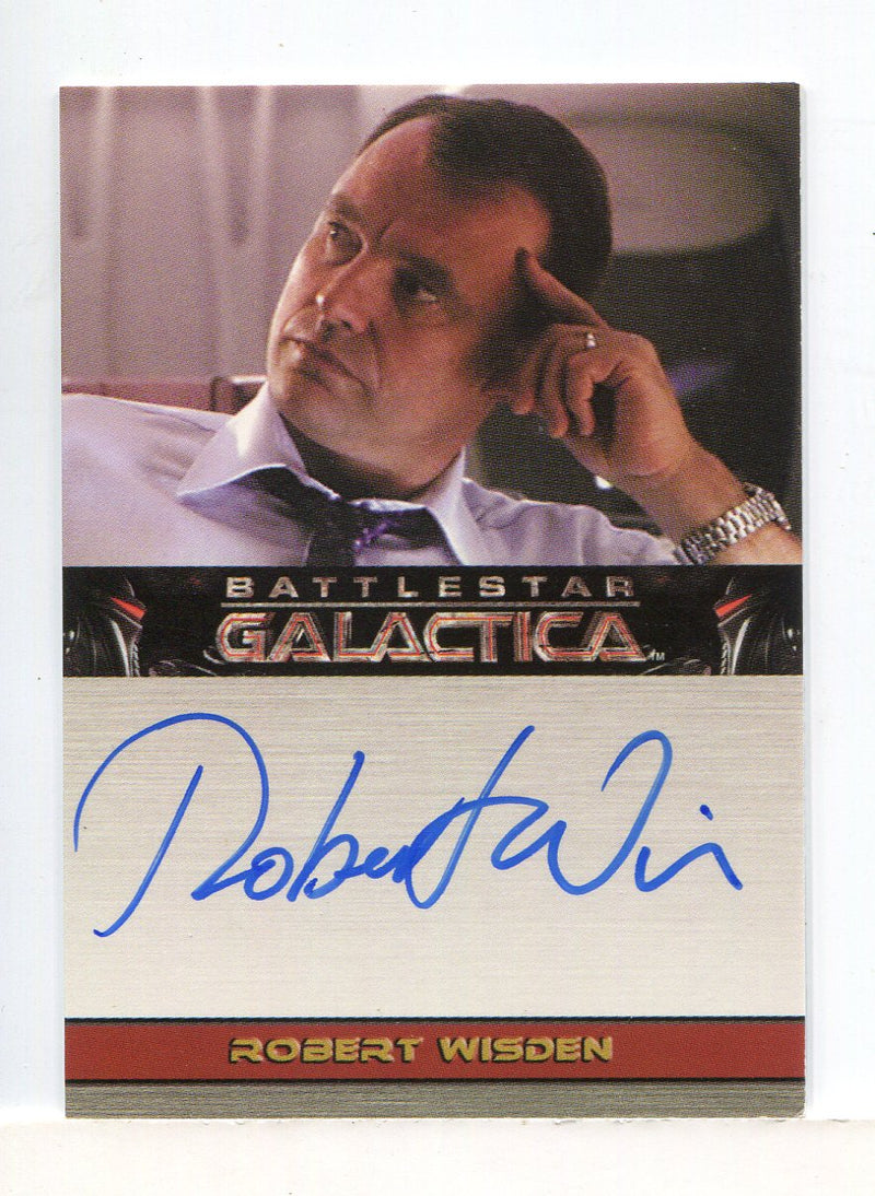 Battlestar Galactica Season One Robert Wisden Autograph Card