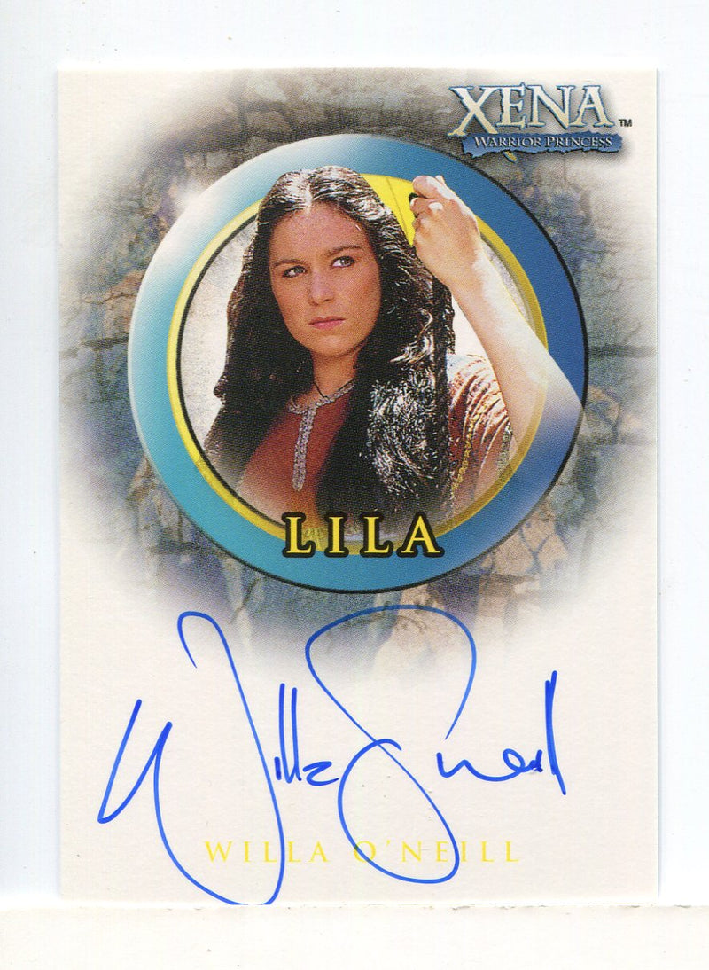 Xena Season Six Willa O'Neill as Lila Autograph Card A21