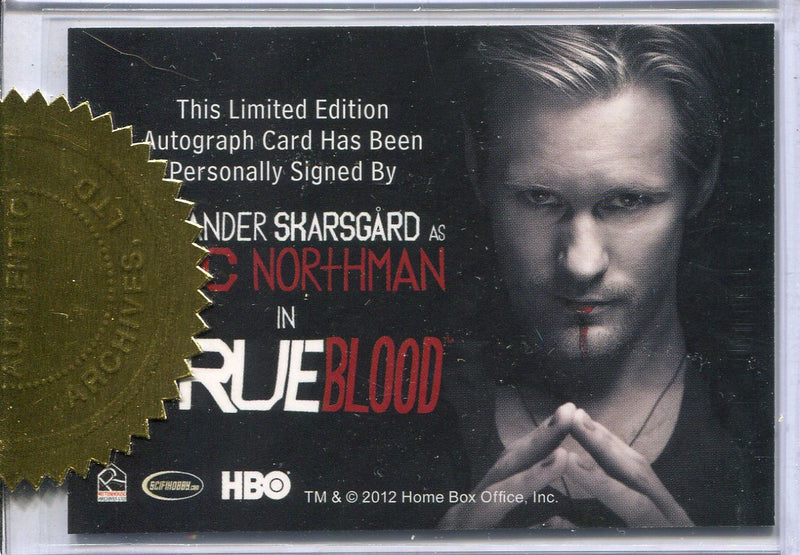 True Blood Premiere Edition Dealer Incentive Alexander Skarsgard Autograph Card