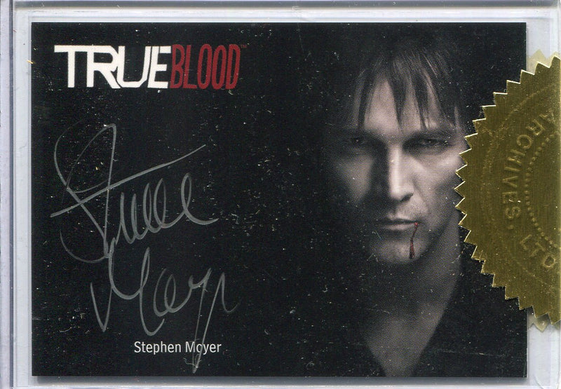 True Blood Archives Dealer Incentive Stephen Moyer Autograph Card