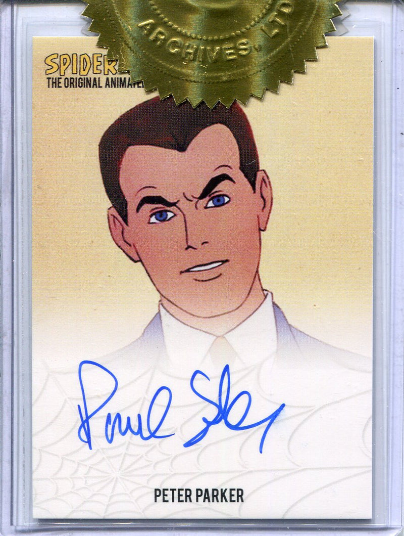 Spider-Man Animated Series Paul Soles Autograph Card & Lenticular Set