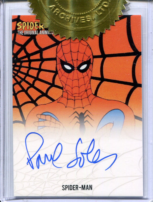 Spider-Man Original Animated Series Paul Soles Autograph Card & Lenticular Set - TvMovieCards.com