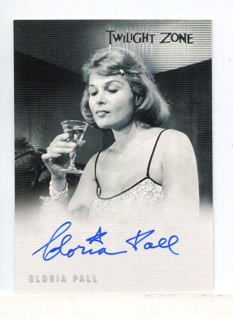 Twilight Zone 3 Shadows and Substance Gloria Pall Autograph Card A-62