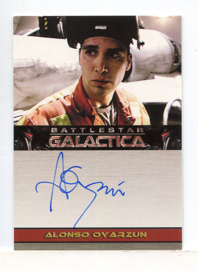 Battlestar Galactica Season One Alonso Oyarzun Autograph Card