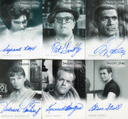 Twilight Zone Autograph Card Lot 6 Autograph Cards Rittenhouse - TvMovieCards.com