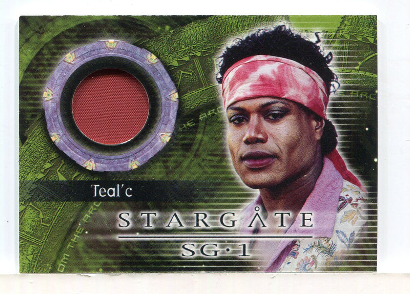 Stargate SG-1 Premiere Edition Teal'c Case Topper Costume Card C4 Variant