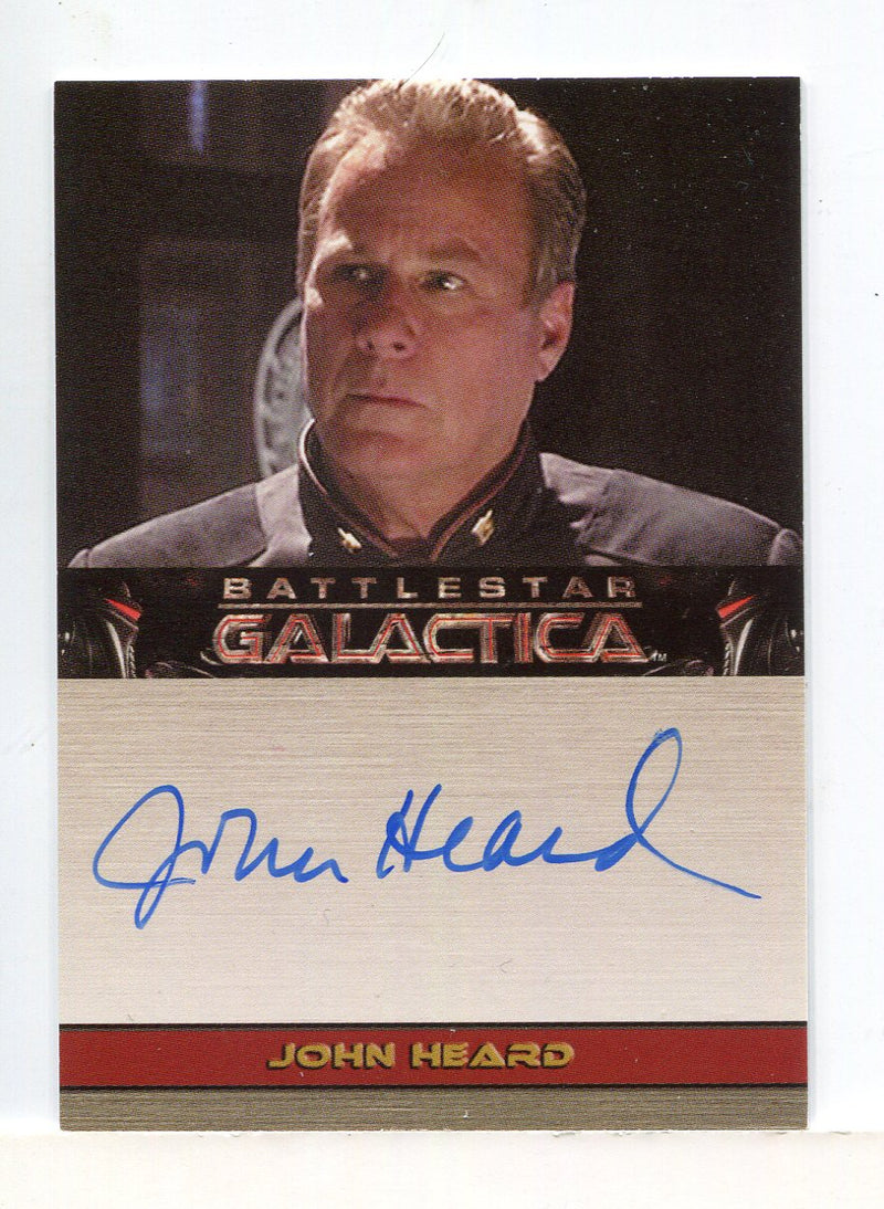 Battlestar Galactica Season Two John Heard Autograph Card
