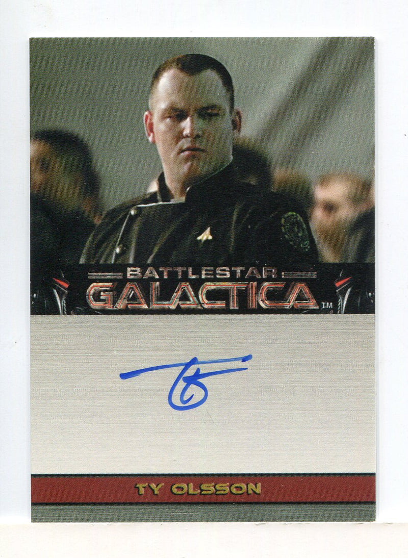 Battlestar Galactica Premiere Edition Ty Olsson Autograph Card