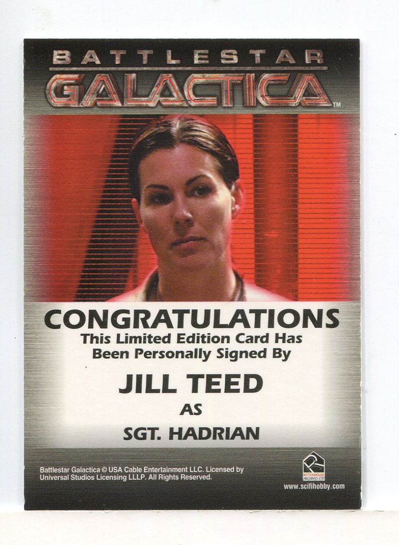 Battlestar Galactica Season One Jill Teed Autograph Card