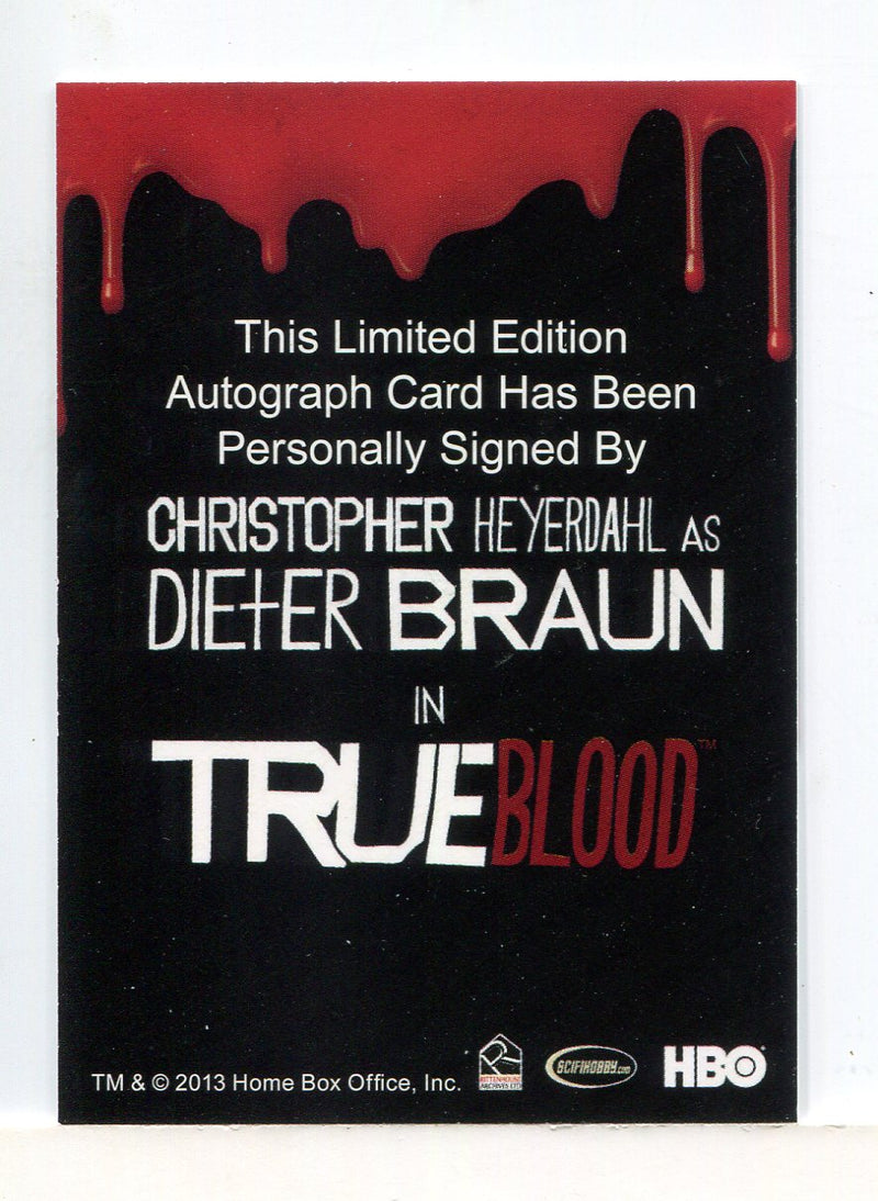 True Blood Season 7 Christopher Heyerdahl Autograph Card