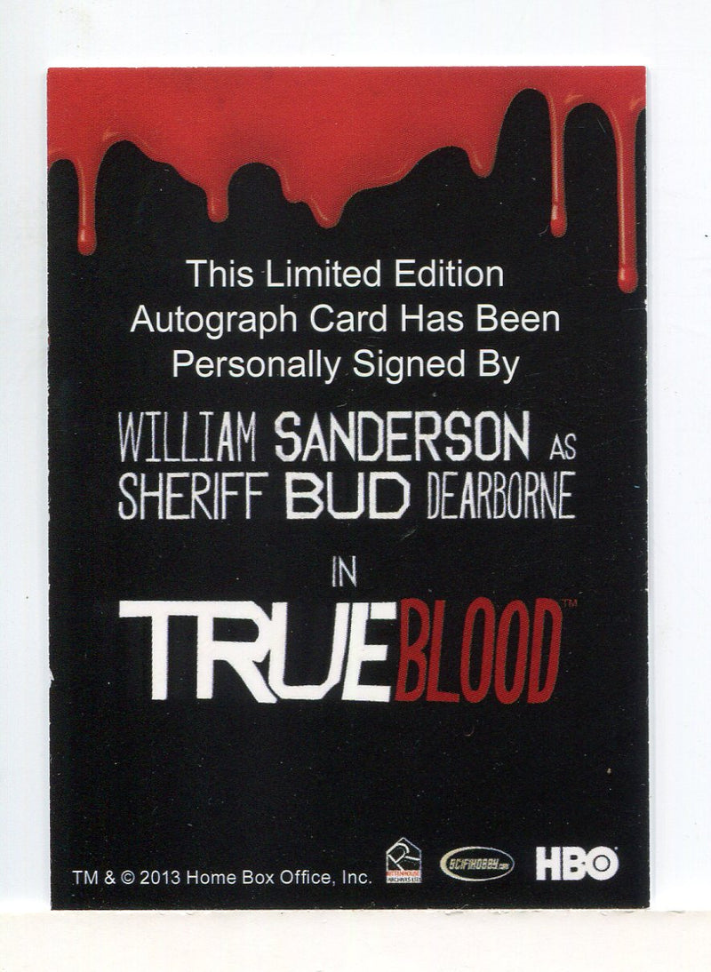 True Blood Season 6 William Sanderson Autograph Card