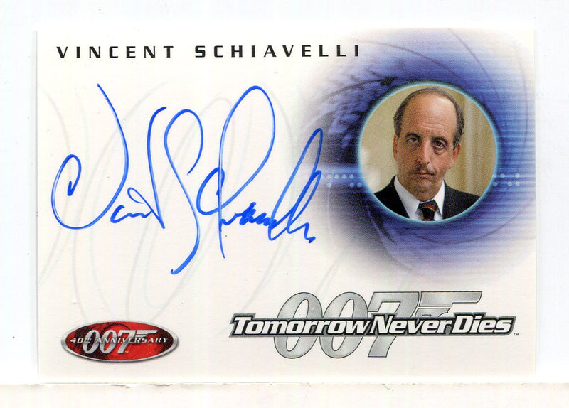 James Bond 40th Anniversary Vincent Schiavelli Autograph Card A23